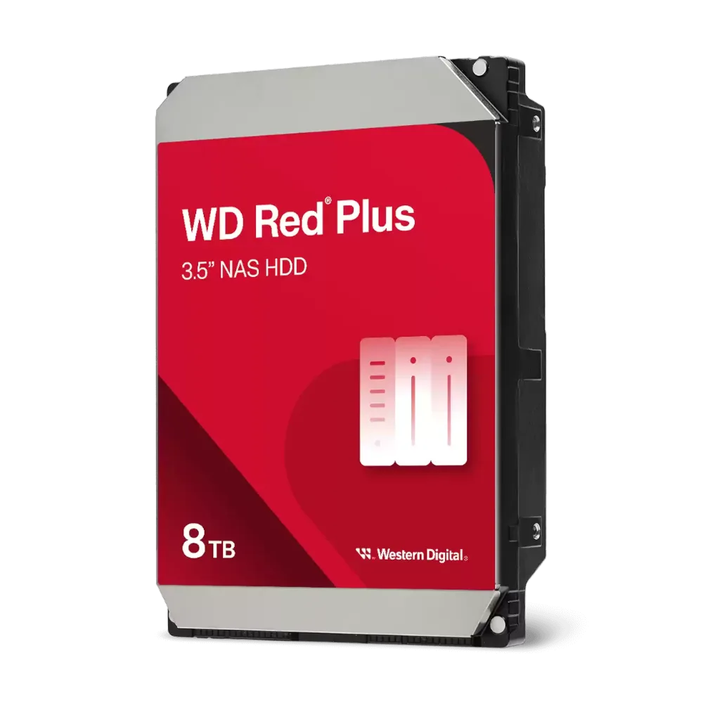 דיסק פנימי WD Red Plus 8TB NAS HDD 3.5 5640RPM SATA III