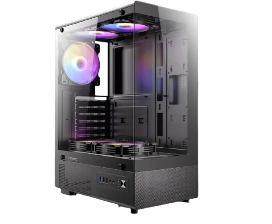 מארז Antec VCX300 RGB Elite Mid Tower 5X Fixed RGB Fans
