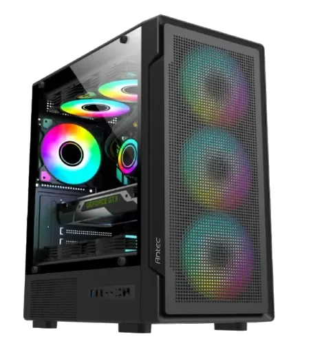 מארז Antec VX300M ARGB Black Mini-Tower 4x120mm Fan Include