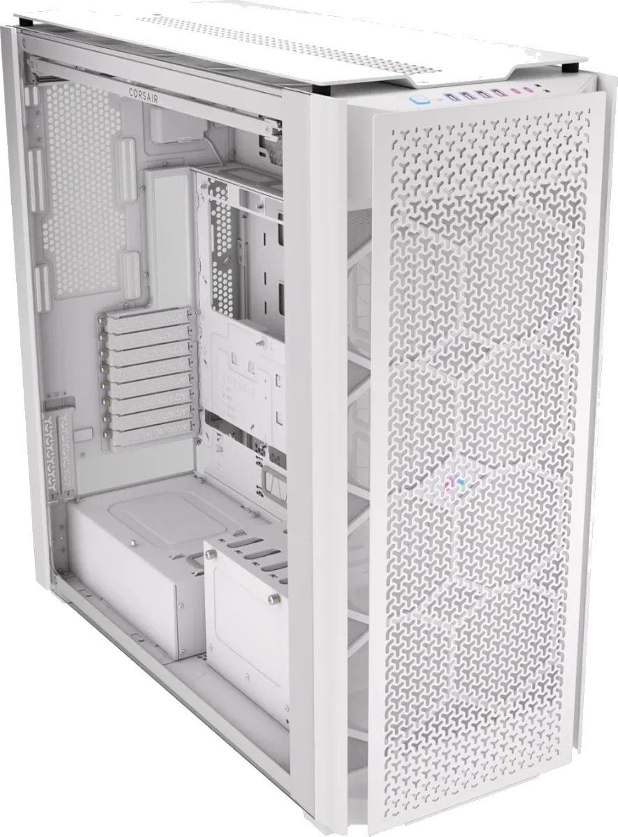 מארז לבן Corsair 9000D Airflow E-ATX Super-Tower Type-C InfiniRai