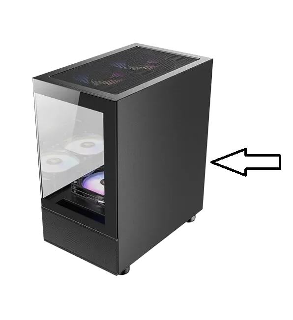 צד ימין למארז שחור ANTEC CX200M