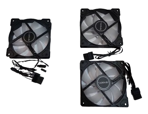מאווררים למארז Antec 120mm RGB 3 Pack Fan 1 Master+2 SLAVE