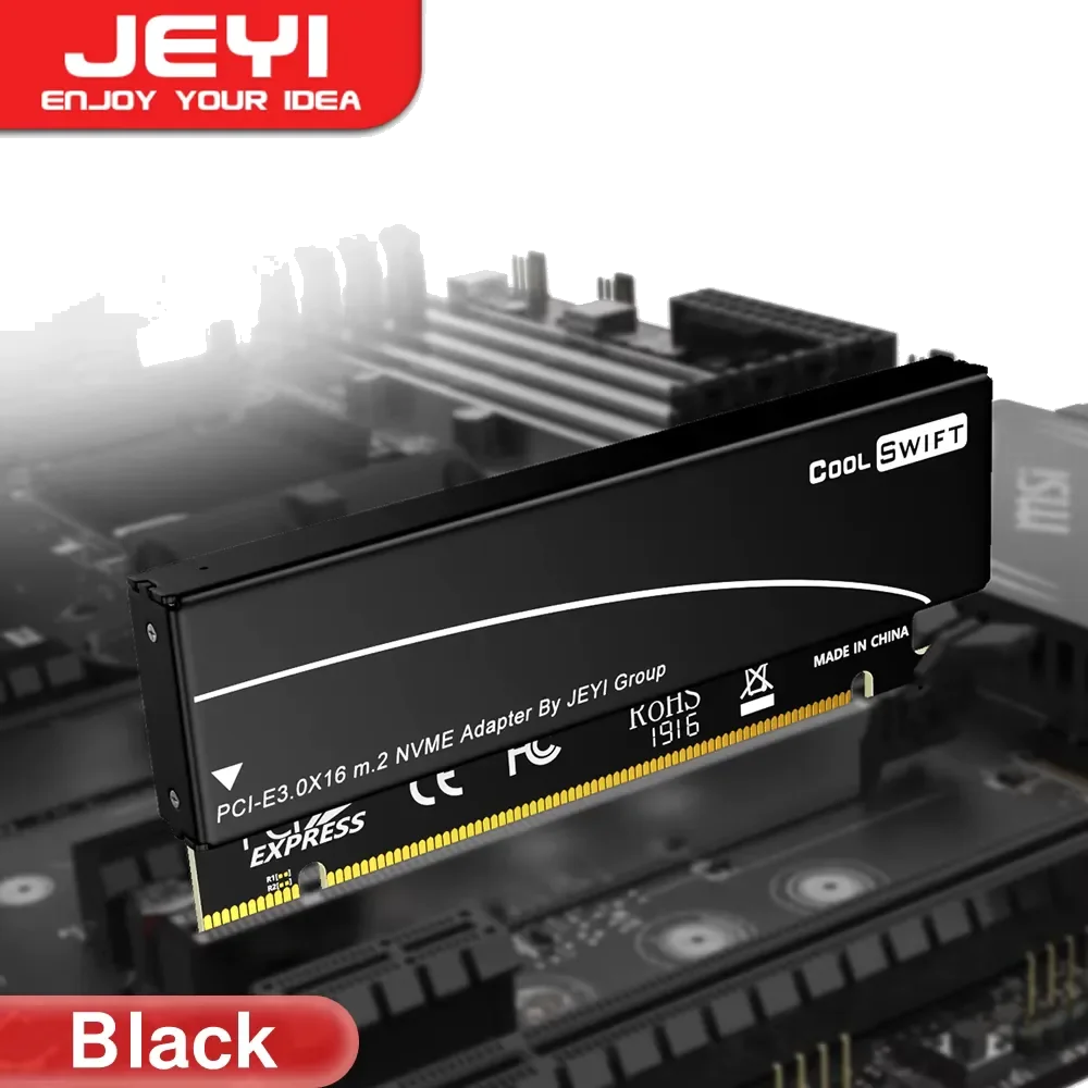 כרטיס הרחבה PCIe x16 to M.2 Adapter w/HS Support 2280 M.2