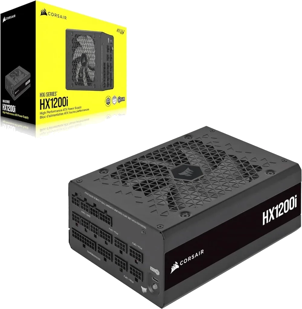 ספק שקט Corsair HX1200i Fully Modular Platinum ATX 3.0 PCI-E 5.0