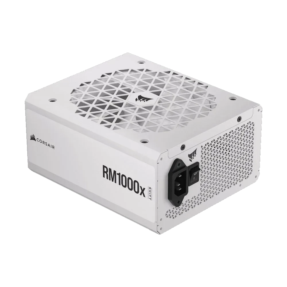 ספק לבן Corsair RM1000x SHIFT 80 Plus Gold Fully Modular ATX3.1